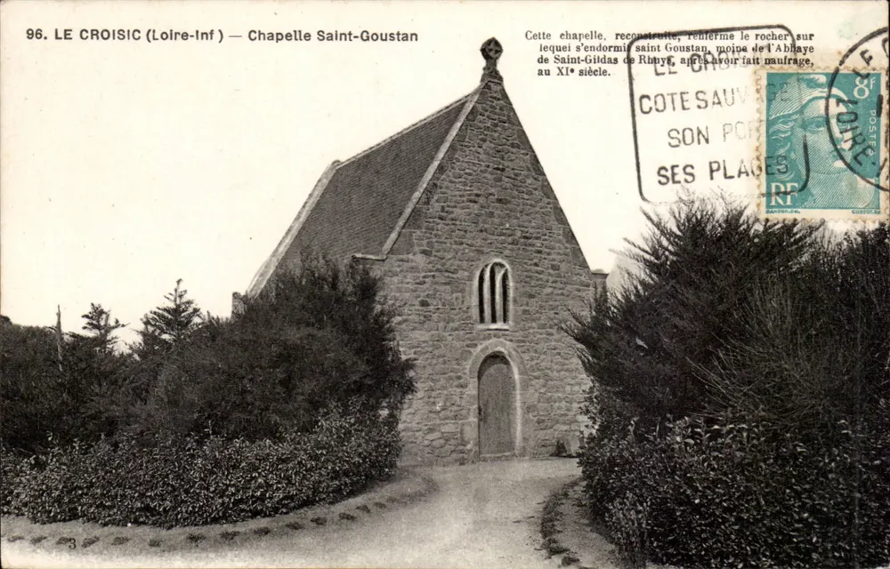 Le Croisic (Loire-Inf) — Capela de Saint-Goustan — F. Chapeau, n°96 - Frente
