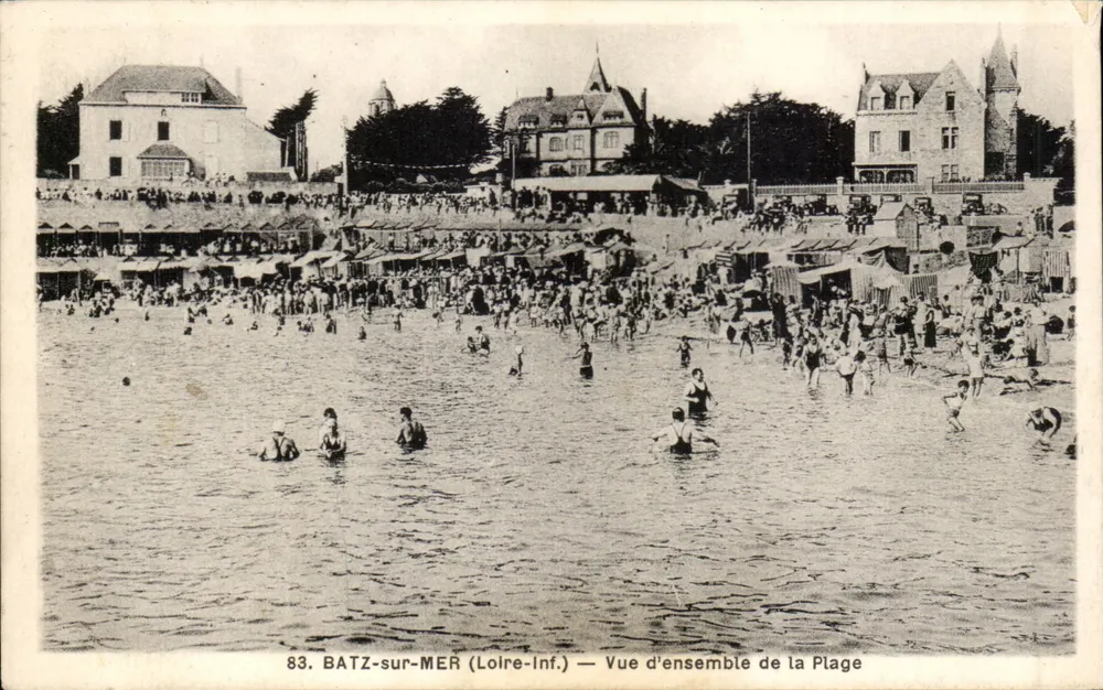Batz-sur-Mer (Loire-Inf.) — Algemene uitzicht op de Strand - Voorkant