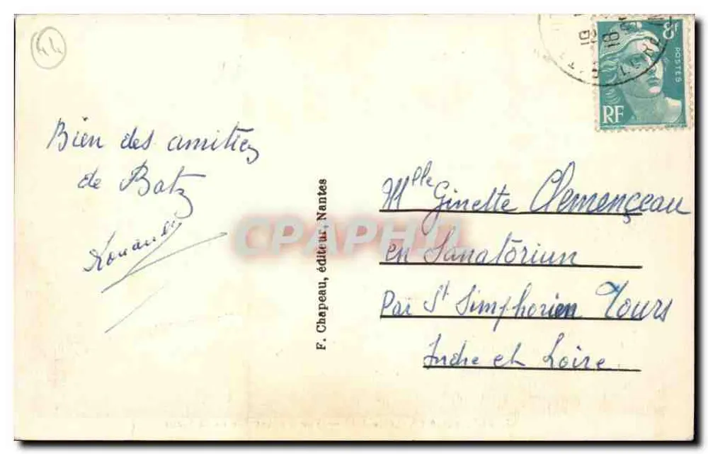 Batz-sur-Mer (Loire-Inf.) — Algemene uitzicht op de Strand - Achterkant