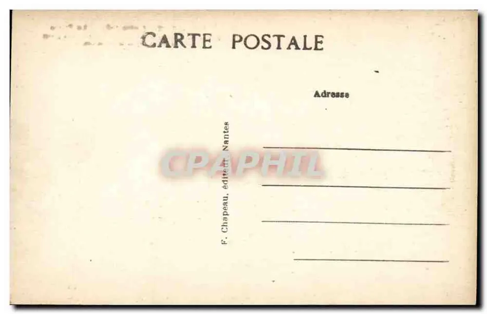 Le Croisic (Loire-Inf) — O Farol — F. Chapeau, editor Nantes - Verso