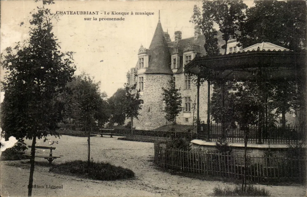 Châteaubriant - Der Musikkiosk auf der Promenade — Edition Ligneul - Vorderseite