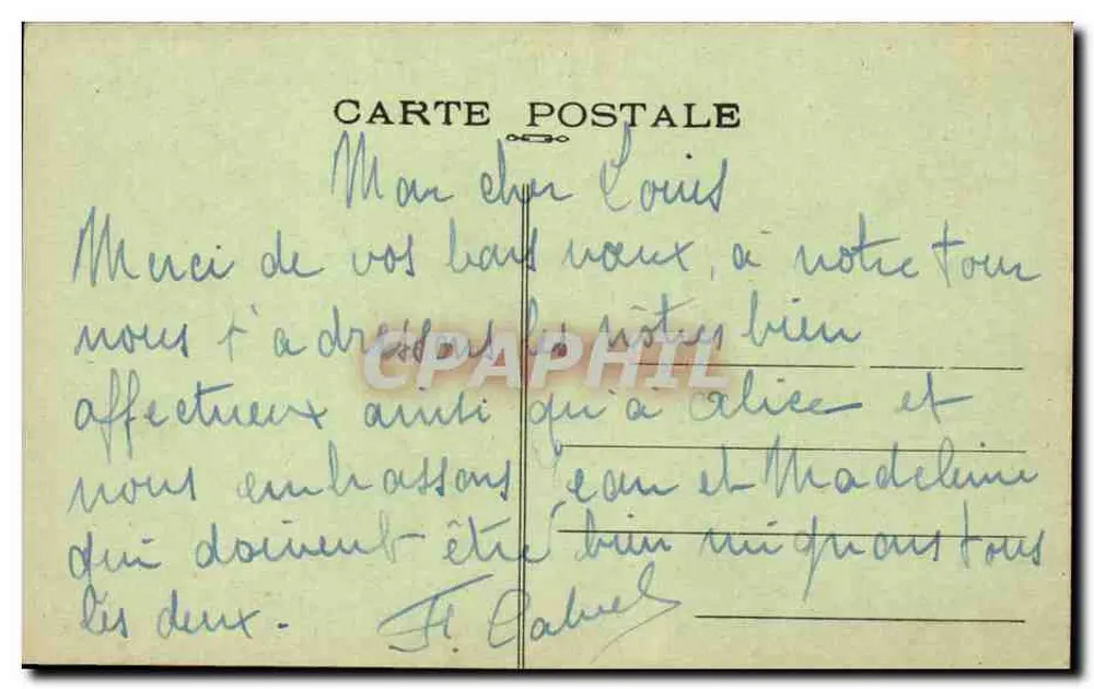 NANTES — Theater Graslin und Straße Crébillon — n°134 - Rückseite
