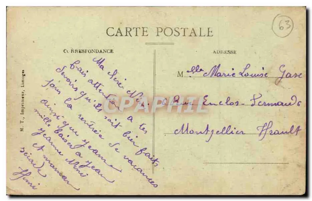 La Bourette — Auvergne (Finale) — Antonin MEYNIEL e Régis M. - Verso