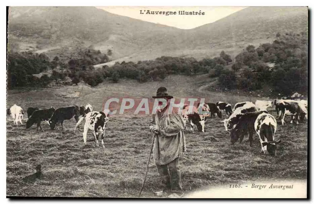 Auvergnater Schäfer — L'Auvergne illustrée n°1168 - Vorderseite