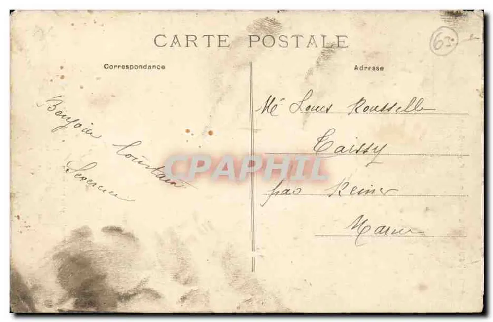 Frau am Puy-de-Dôme — Notre Auvergne — M.T. L.L. n°2891 - Rückseite