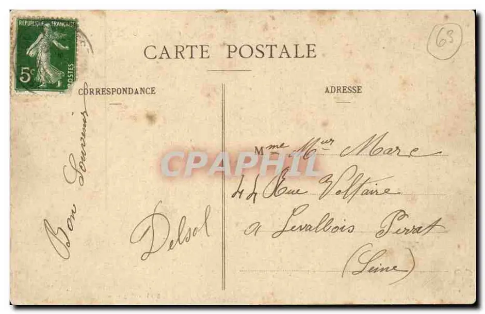 Bourrée de Auvergne — Dança folclórica — Croisement, n°308 - Verso