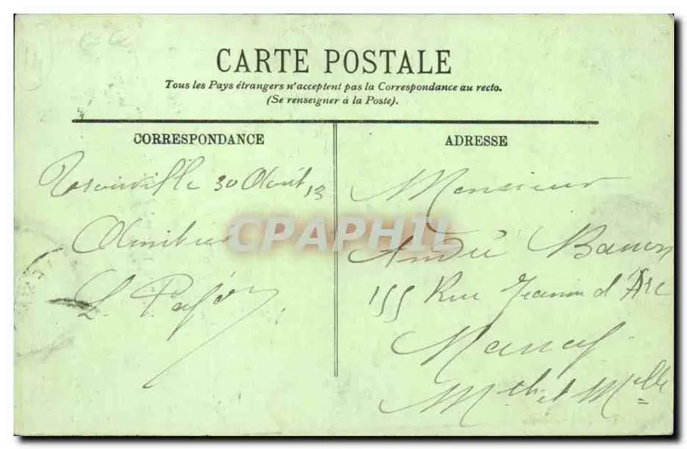 Ein kleiner Norman von Paris — Robert, Verlag — Trouville - Rückseite