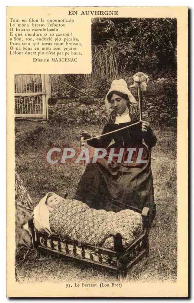 Le Berceau (Lou Bret) — In der Auvergne — Edition Malroux-Laborie et Delpont - Aurilliac - Vorderseite
