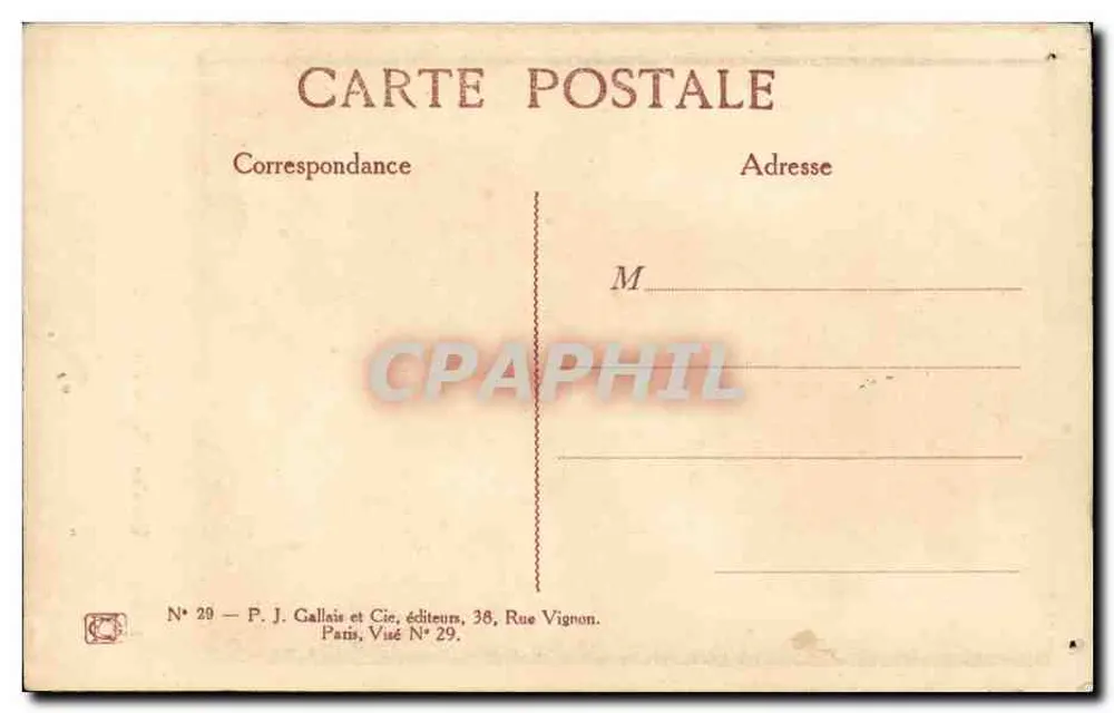 Lorrain(e) — junges Mädchen im traditionellen Kleid mit Blumenbouquet — Verlag HANSI, n° 916 - Rückseite