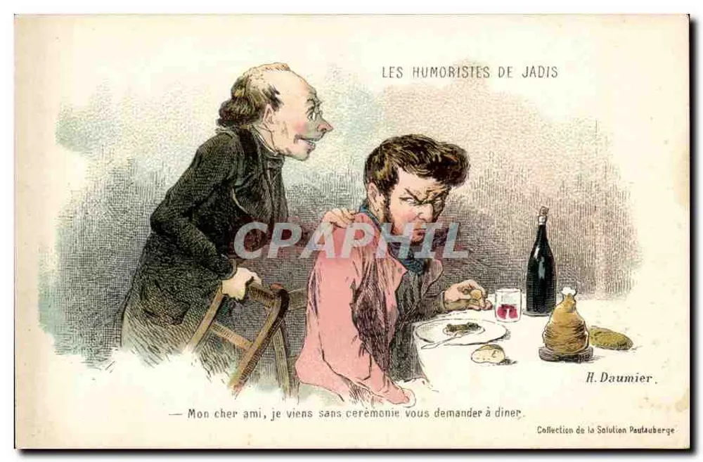 Die Humoristen von einst — H. Daumier — Sammlung der Solution Paultauberge - Vorderseite