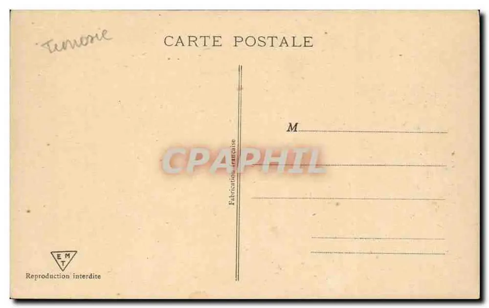 Tunis - Tourbet El Bey — Innenansicht mit Kuppel und Besuchern — Serie 1039, Verlag EMT - Rückseite