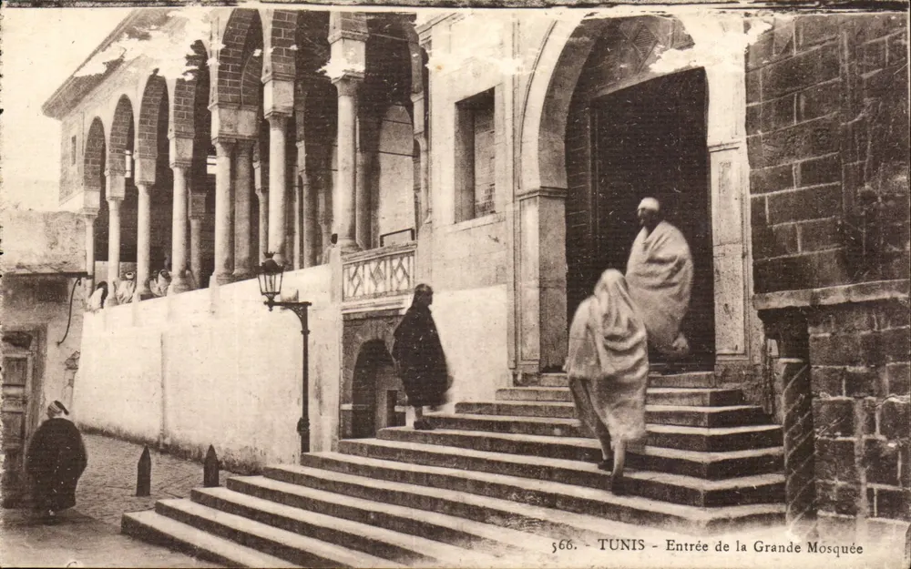 TUNIS - Eingang zur Großen Moschee — n° 566, Verlag unbekannt - Vorderseite