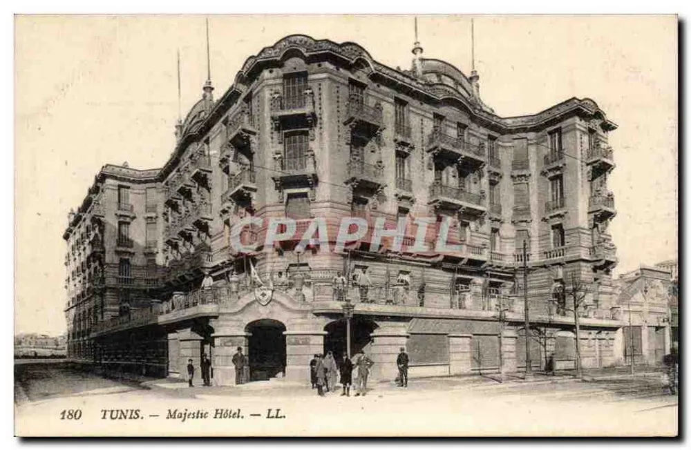 Tunis — Majestic Hotel — LL. — n°180 - Vorderseite