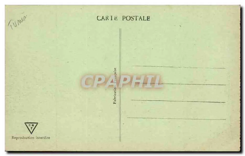 TUNIS - Avenue de France — städtische Ansicht mit Fahrzeugen und Fußgängern — Verlag EMT, Nr. 530 - Rückseite