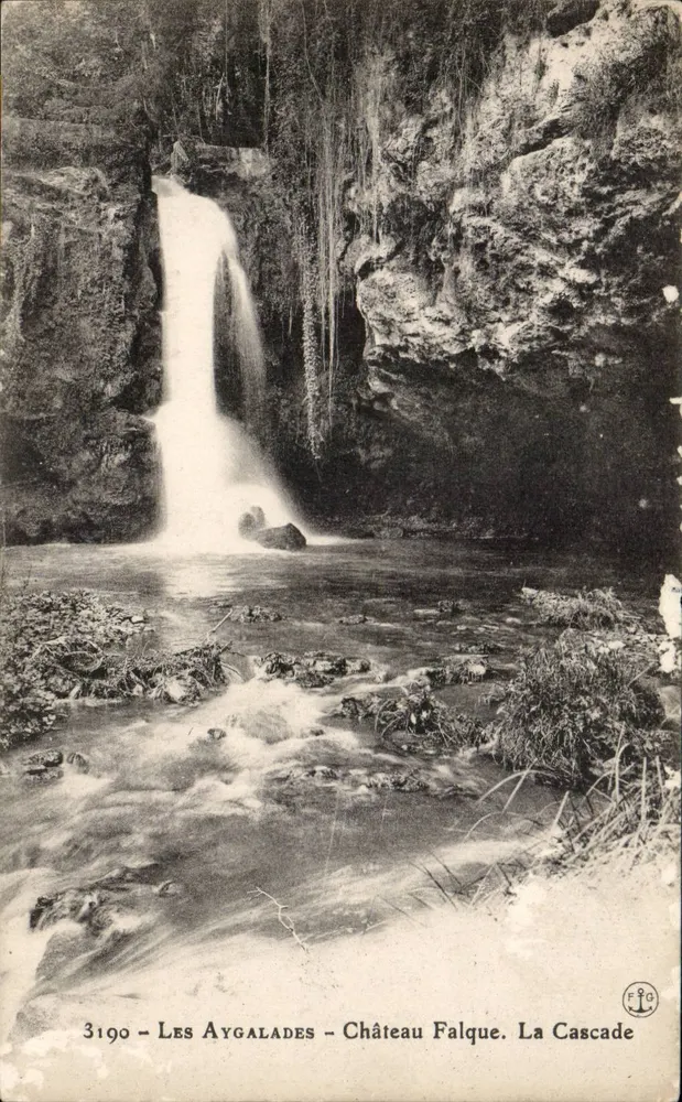 Les Aygalades - Castelo Falque. A Cascata — F.G.C. n°3190 - Frente