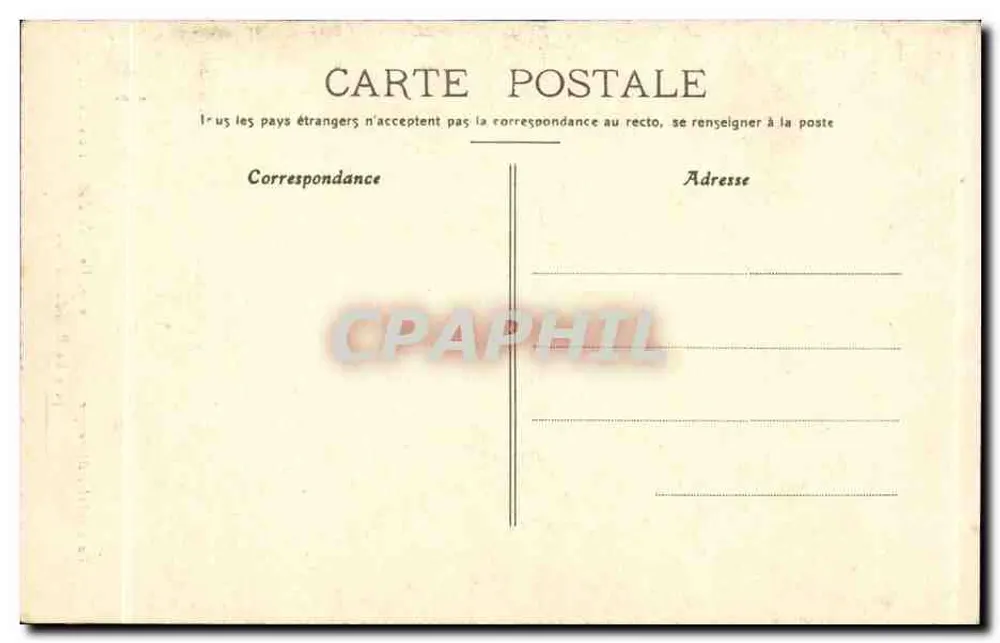 Le Cantal Pittoresque — Wasserfall Saut du Loup nahe La Bastide du Fau — Nr. 696 - Rückseite