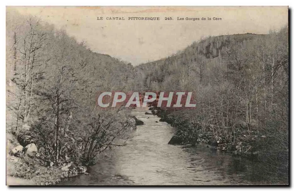 As Gargantas da Cère — O Cantal Pitoresco 245 — Editor: A Nova Edição Especial - Frente