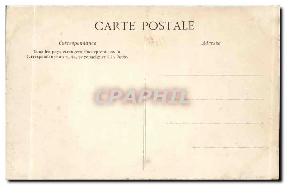 Cachoeira de Nièrèrèze perto de Thiez — O Cantal pitoresco — Editor: La Photo de Paris, n° 242 - Verso