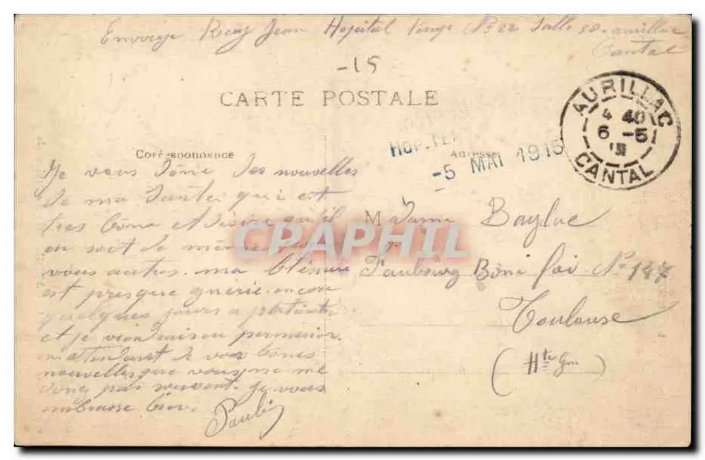 Aurillac — A Catedral — A Auvergne, n°11 - Verso