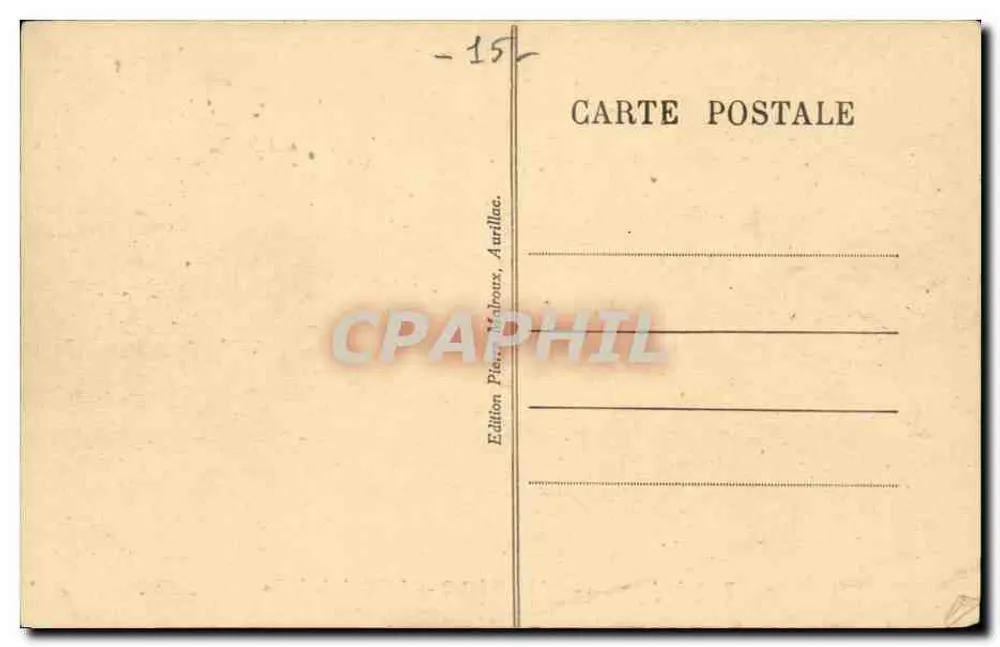 Aurillac — Het Stadhuis — B. 4. L'Auvergne - Achterkant