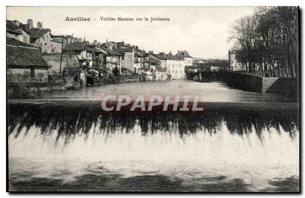 Aurillac - Alte Häuser an der Jordanne — Verleger J. Lefebvre, Nr. 15 - Vorderseite
