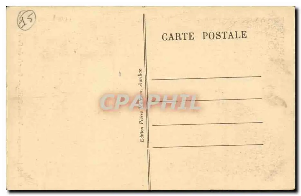 Vic-sur-Cère — Wasserfall des Pas-de-la-Cère — Edition Pierre Aurilliac - Rückseite