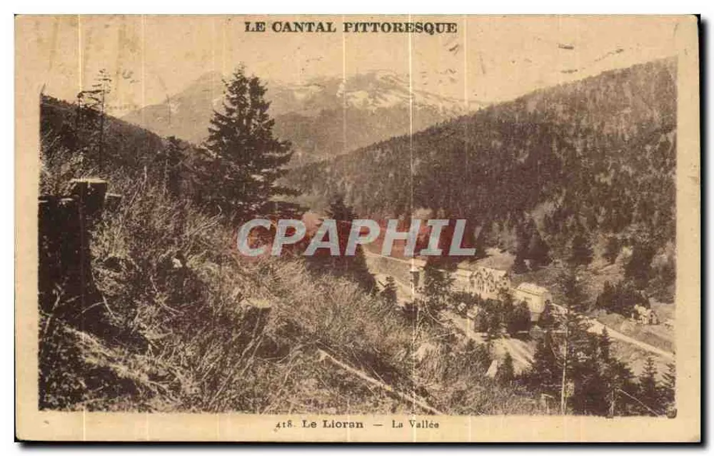 Le Lioran — La Vallée — Le Cantal pittoresque — Éditions Malroux, Aurillac - Recto
