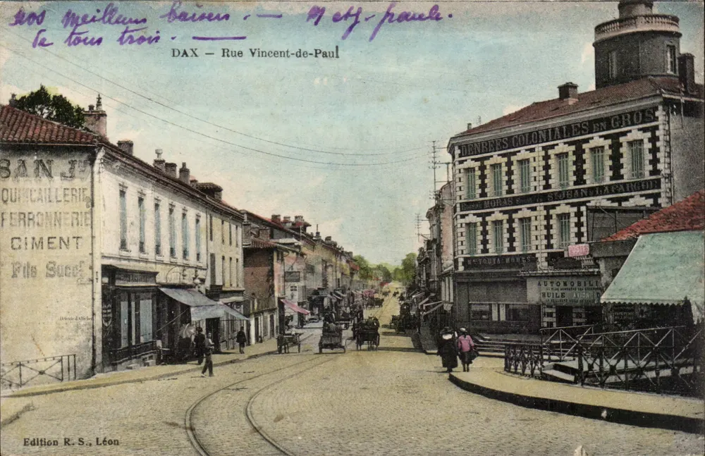 DAX — Rue Vincent-de-Paul — Édition R. S. Léon - Frente