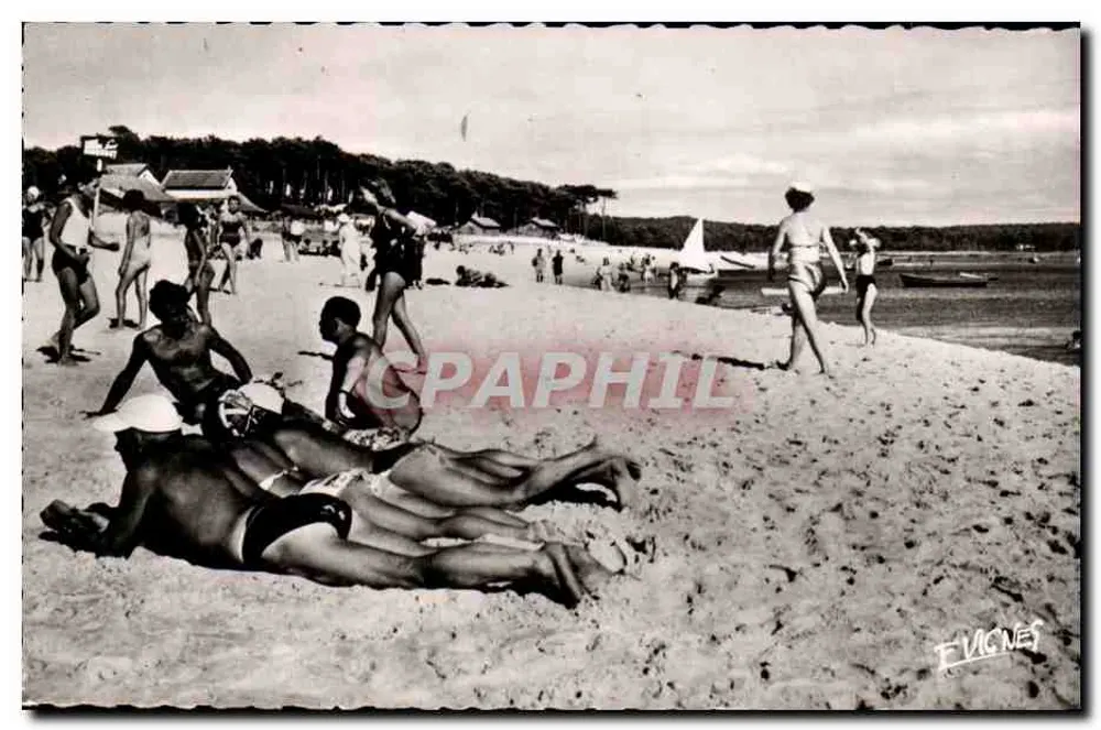 Praia do Courant — Mimizan-Plage (Landes) — Edições de Arte E. VIGNES - Frente