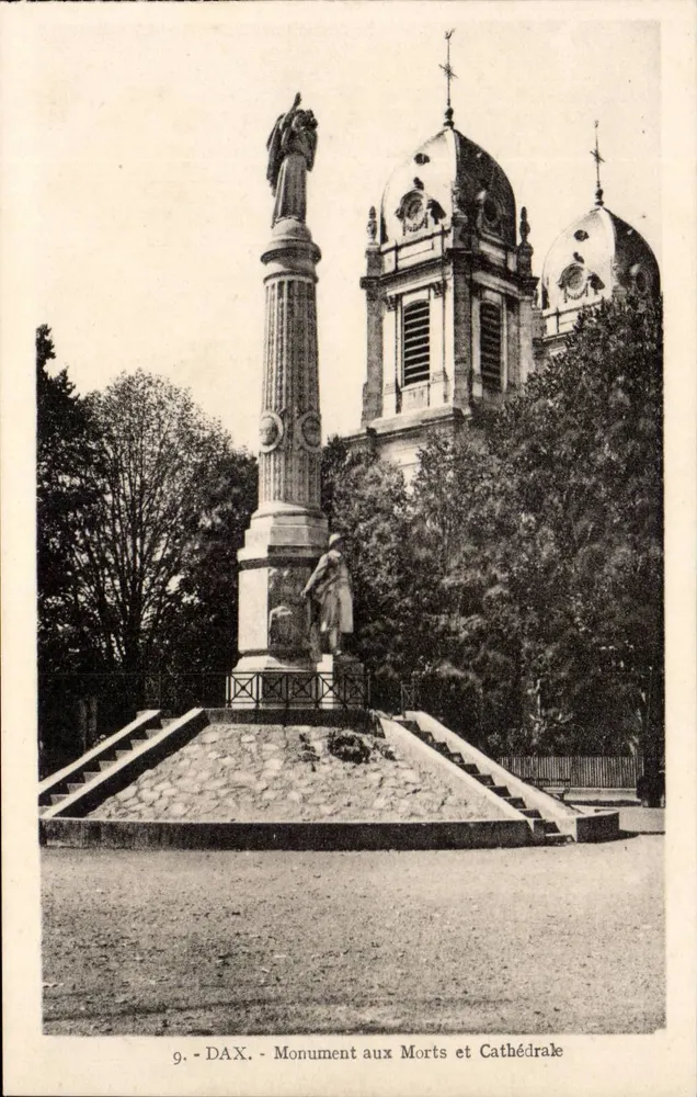 DAX - Monumento ai Caduti e Cattedrale — Edizione Castagnos, Dax - Recto