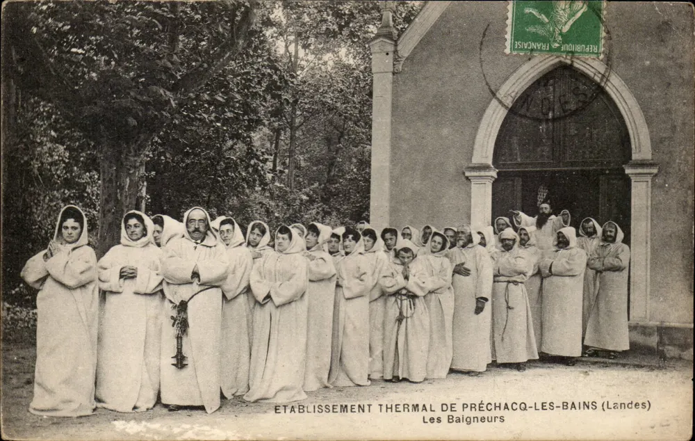 Die Bäder — Thermalbad von Préchacq-les-Bains (Landes) — Photothèque H. Chapon, Bordeaux - Vorderseite