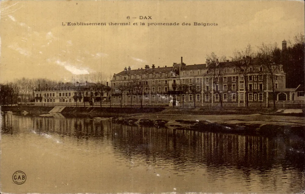 Dax — Thermalbad und Promenade der Bädergänger — CAB - Vorderseite