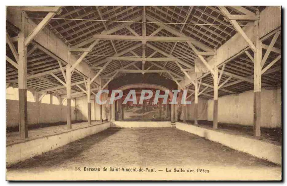 Berceau de Saint-Vincent-de-Paul — Die Saal der Feiern — Editions Levallois - Vorderseite