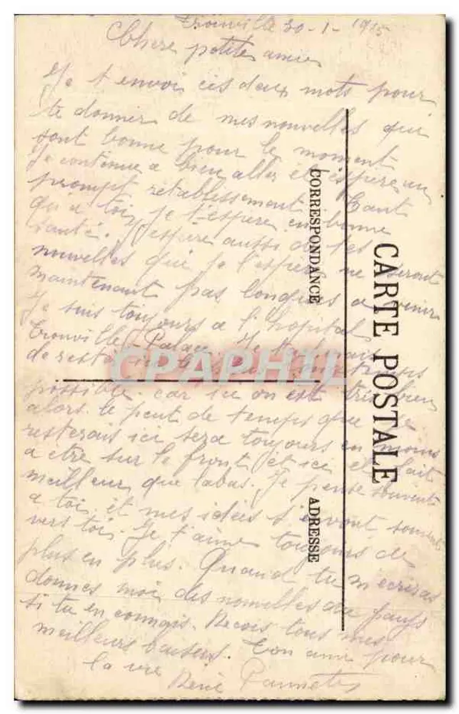 TROUVILLE — A Praia — LL. - Verso