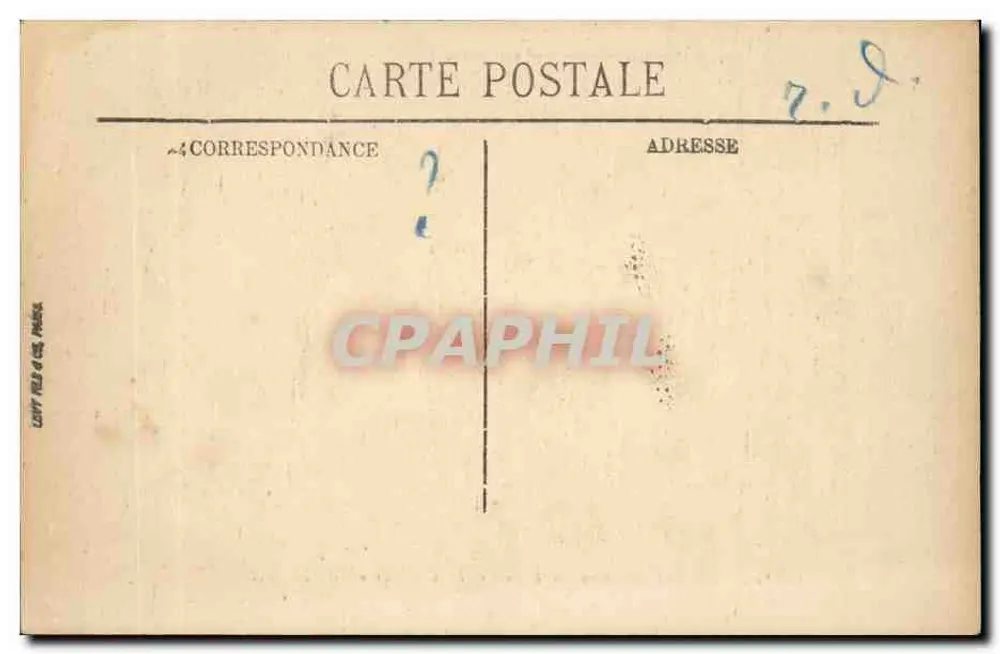 Paris (VIIIe) — Die Avenue des Champs-Élysées und die Pferde von Marly — LL. - Rückseite