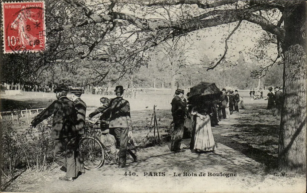PARIS – O Bois de Boulogne — C.M. n°440 - Frente