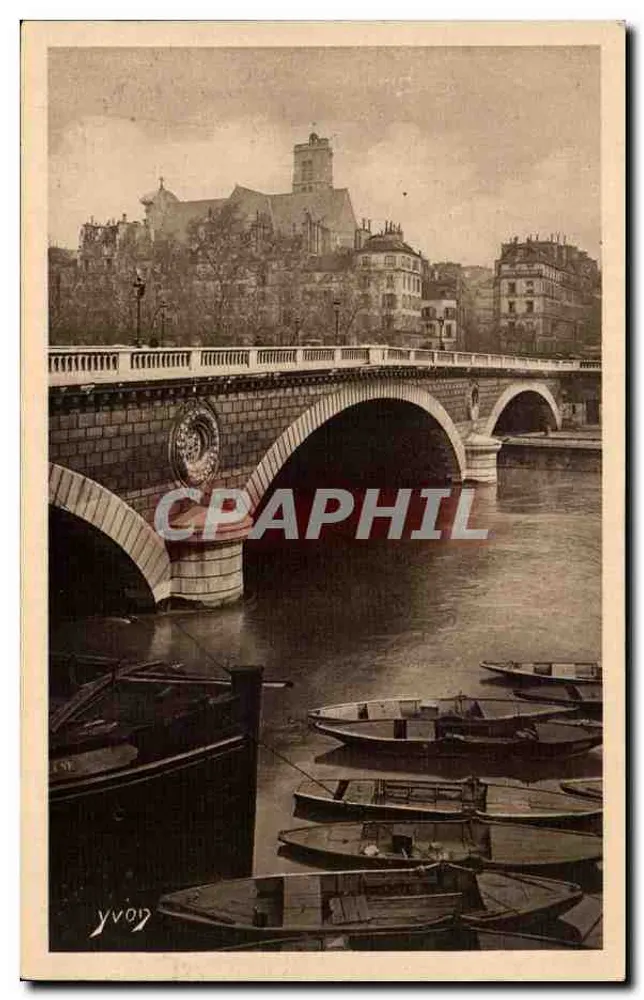 O Ponte Louis-Philippe — Paris — Editora YVON, série 34 - Frente