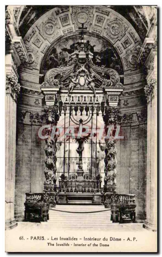Les Invalides - Interior do Dômer - A.P. - Frente