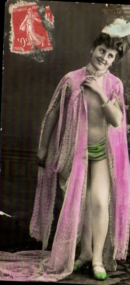 Femme en costume oriental — scène de spectacle — éditeur anonyme, n° 789/1 - Vorderseite