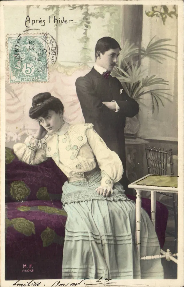 Nach dem Winter... — M.F. Paris — Seriennummer nicht sichtbar - Vorderseite