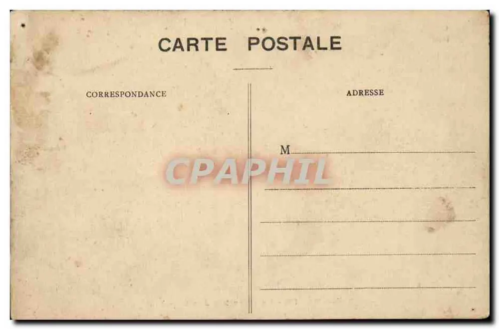 Paris - A Câmara dos Deputados — editor desconhecido, n° 217 - Verso