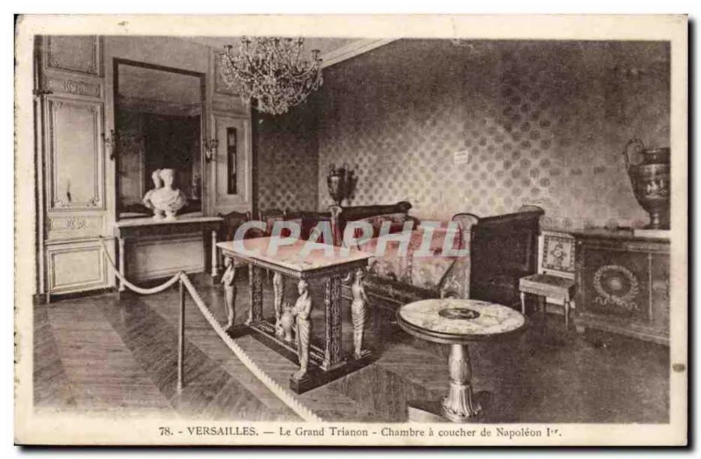 Versailles - Le Grand Trianon - Schlafzimmer von Napoleon Ier — Verlag JUMAAN, n°78 - Vorderseite