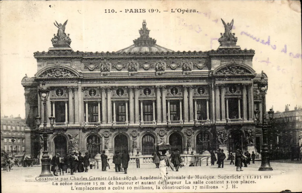 PARIS (9e) — O Ópera — J. H. editor, n° 110 - Frente