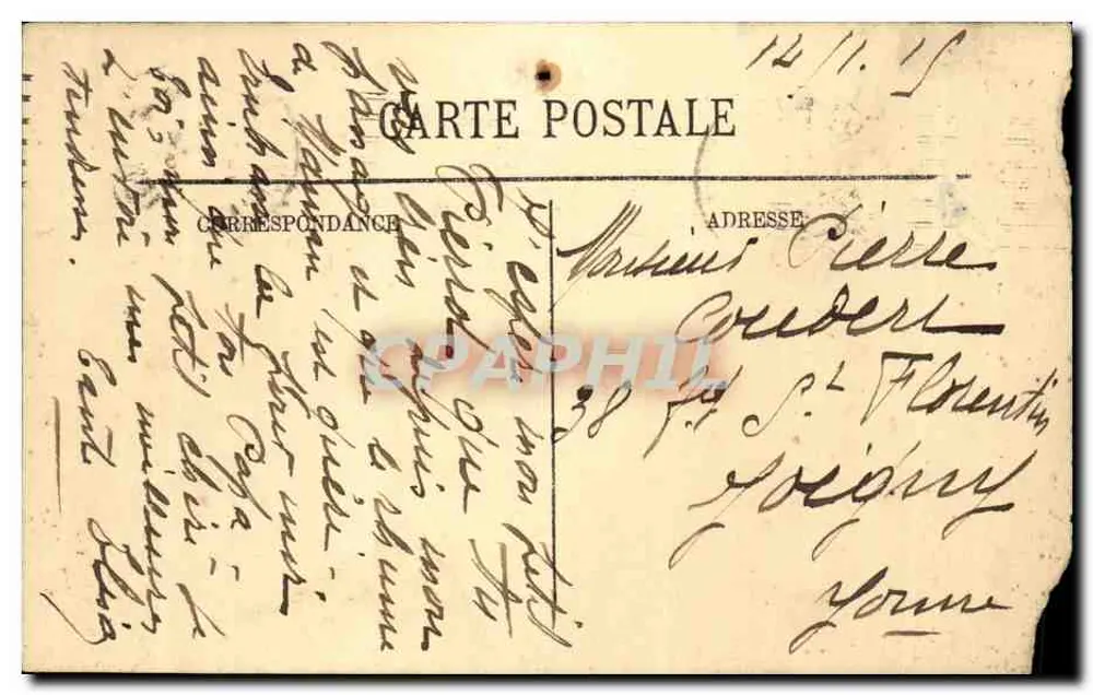 Paris — L'Opéra et la Station du Métropolitain — éditeur non visible, n° de série non lisible - Rückseite