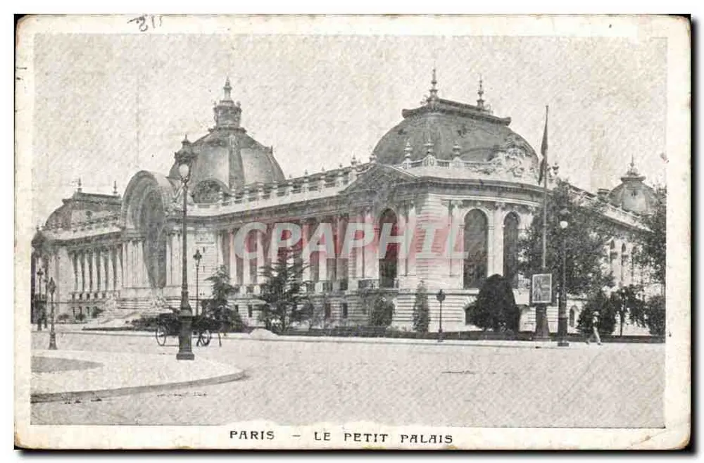Paris - O Petit Palais — editor não identificado, número de série não visível - Frente