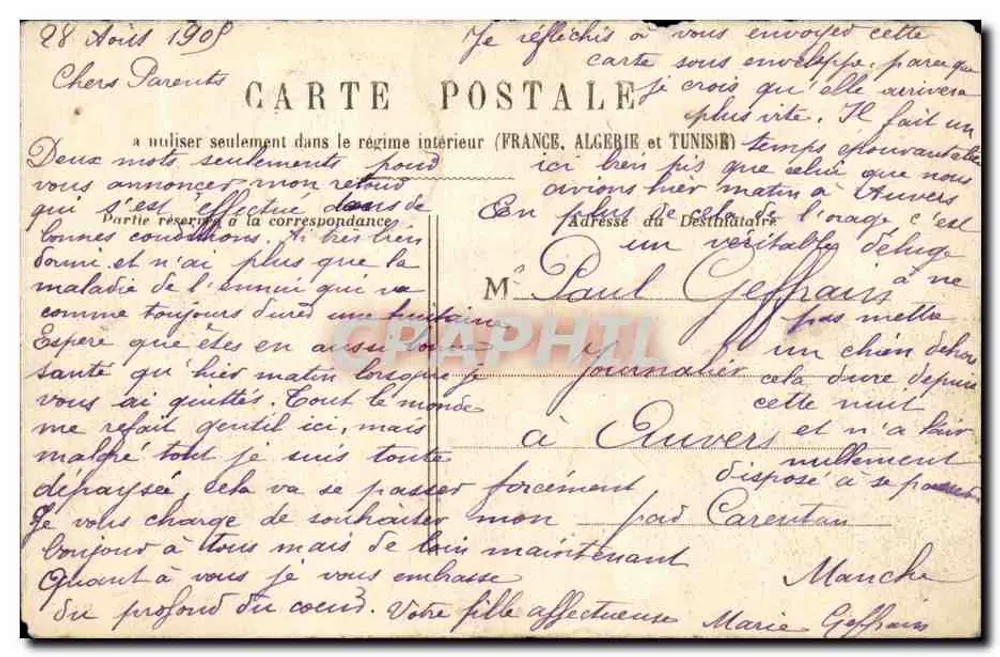 A Sorbonne — Paris — editor H.L. número de série não visível - Verso