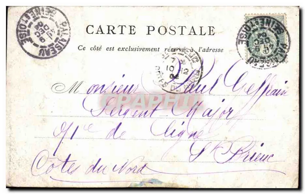 Panteão — Paris — Editada pelo Bon Marché - Verso