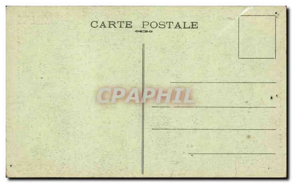 Geschlossenes Bett in der Stadt PONT-AVEN — Sammlung E. Hamenic St-B. - Rückseite