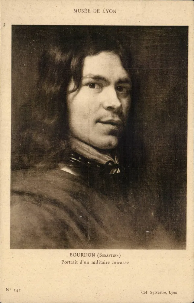 Porträt eines gepanzerten Soldaten — BOURDON (SÉBASTIEN) — Col Sylvestre, Lyon, Nr. 141 - Vorderseite