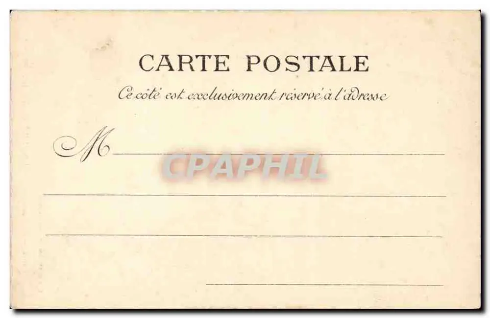 Paris — Conservatoire des Arts et Métiers — Haupteingang — L. J. & Cie, Verleger, Angoulême-Paris - Rückseite